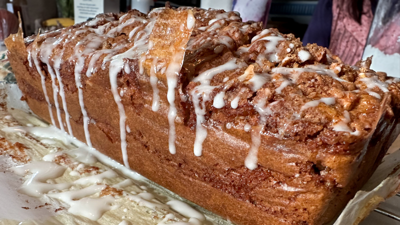 Apple Fritter Loaf Cake | Fairhaven Mill