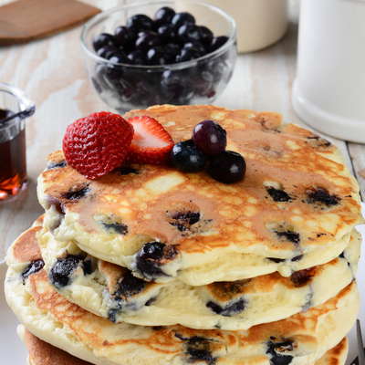 Blueberry Millet Pancakes